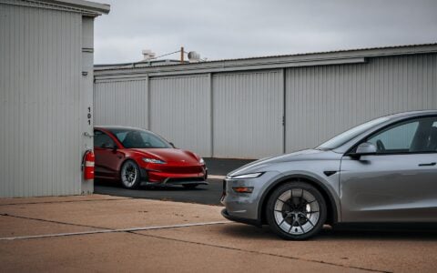 Red Rocket 2024 Tesla Model 3 Performance & Model Y Lauch Edition on UP Forged UP-RW Road Warrior Wheels