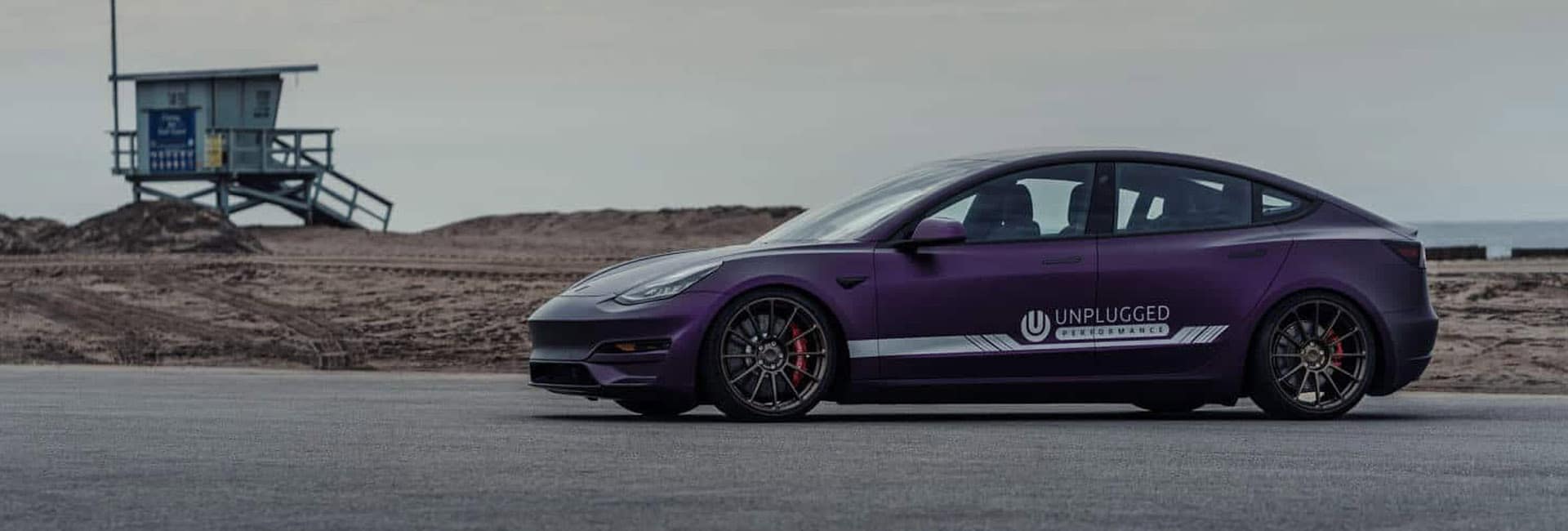 Purple Tesla Model 3 – Complete Ascension Kit & Performance Upgrades