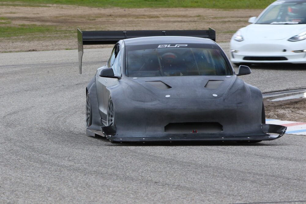 Unplugged Performance Tesla Model 3 “Bionic Phoenix” Race Car