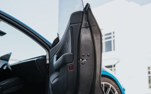 Unplugged Performance Tesla Model 3 With Dry-Carbon Fiber Doors