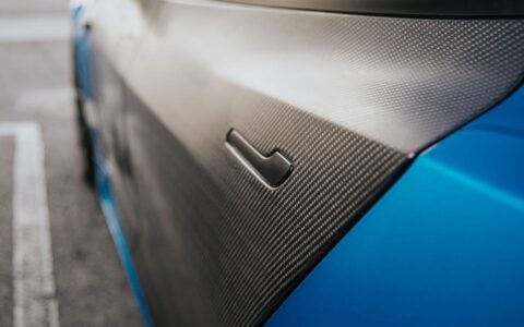 Unplugged Performance Tesla Model 3 With Dry-Carbon Fiber Doors