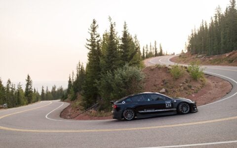 Unplugged Performance Tesla Model 3 Race Car - Pikes Peak