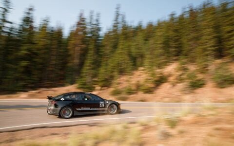 Unplugged Performance Tesla Model 3 Race Car - Pikes Peak
