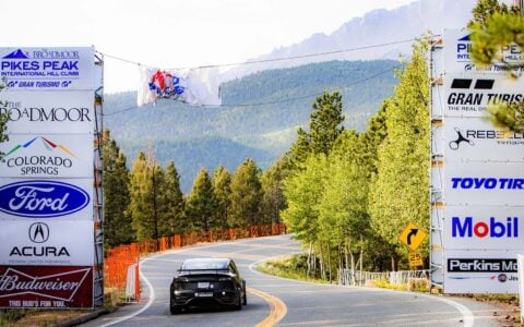 Unplugged Performance Tesla Model 3 Race Car - Pikes Peak
