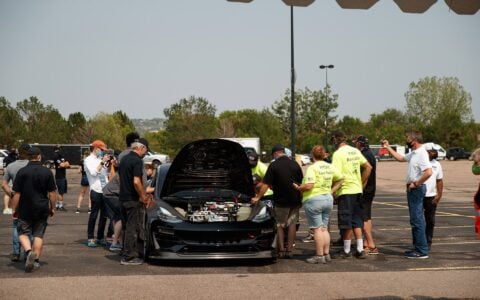 Unplugged Performance Tesla Model 3 Race Car - Pikes Peak