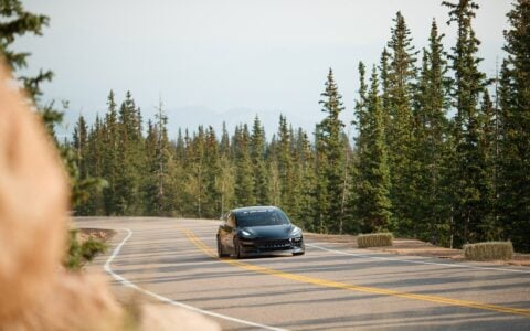 Unplugged Performance Tesla Model 3 Race Car - Pikes Peak