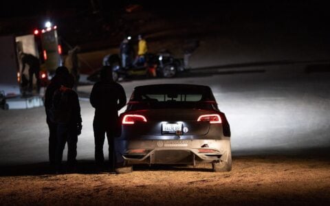 Unplugged Performance Tesla Model 3 Race Car - Pikes Peak