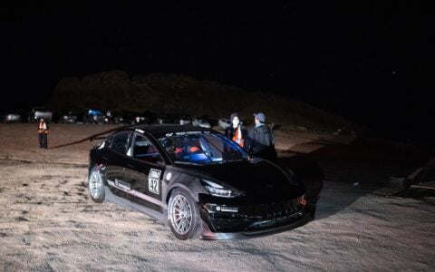 Unplugged Performance Tesla Model 3 Race Car - Pikes Peak