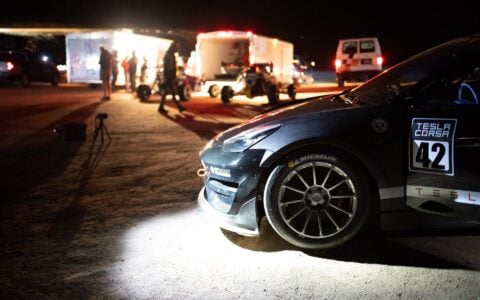 Unplugged Performance Tesla Model 3 Race Car - Pikes Peak