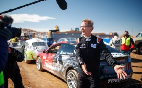 Unplugged Performance Tesla Model 3 Race Car - Pikes Peak
