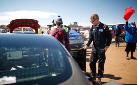 Unplugged Performance Tesla Model 3 Race Car - Pikes Peak