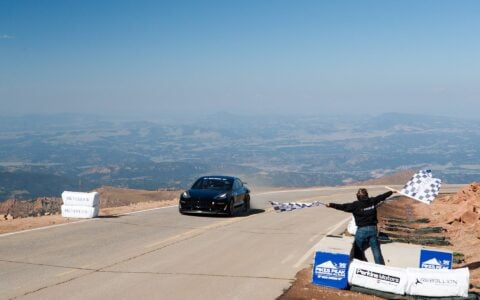 Unplugged Performance Tesla Model 3 Race Car - Pikes Peak