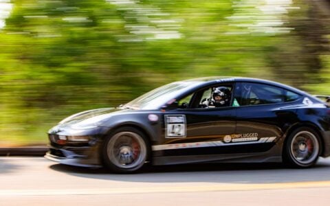 Unplugged Performance Tesla Model 3 Race Car - Pikes Peak
