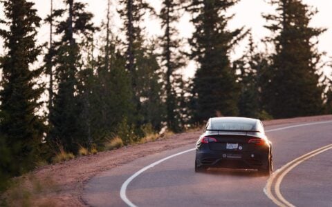Unplugged Performance Tesla Model 3 Race Car - Pikes Peak