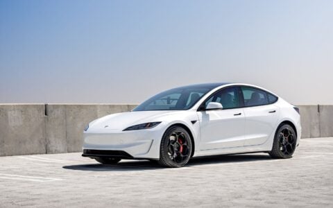 White-Tesla-Model-3-Performance-Highland-with-19inch-Gloss-Black-UP-05-Forged-Wheels-by-Unplugged-Performance10