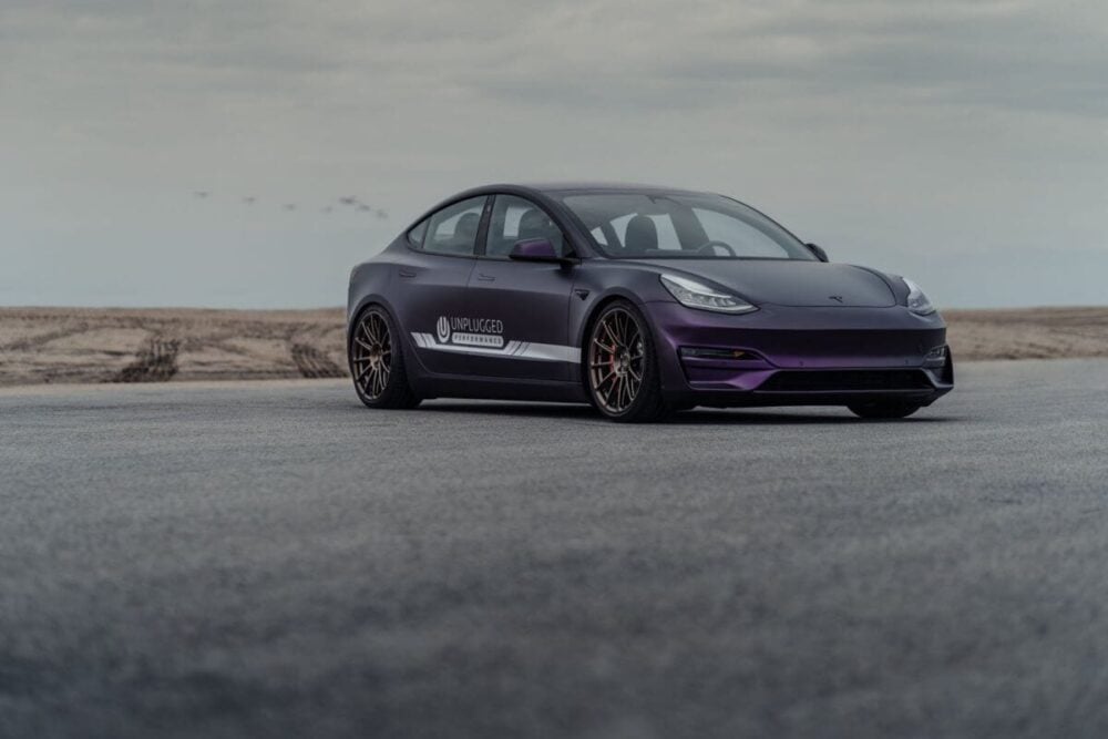 Purple Tesla Model 3 – Complete Ascension Kit & Performance Upgrades